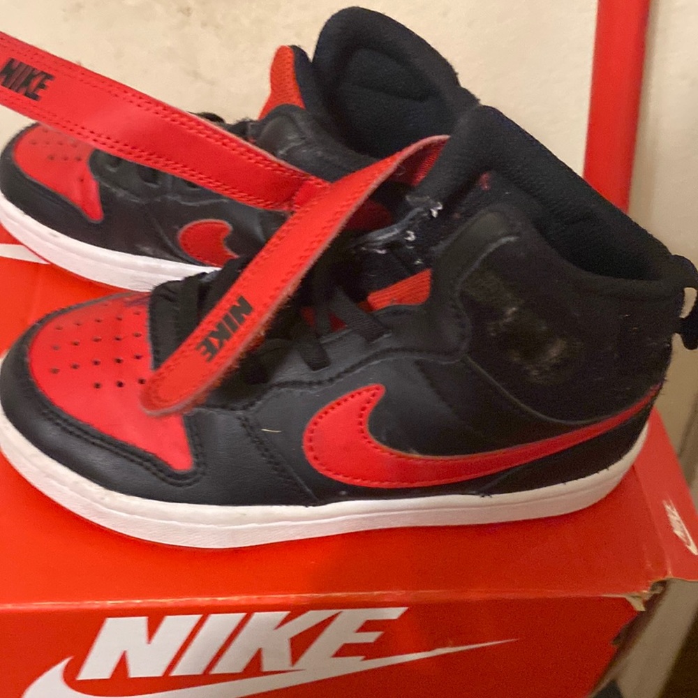 I have a boys size 12 black and red bikes